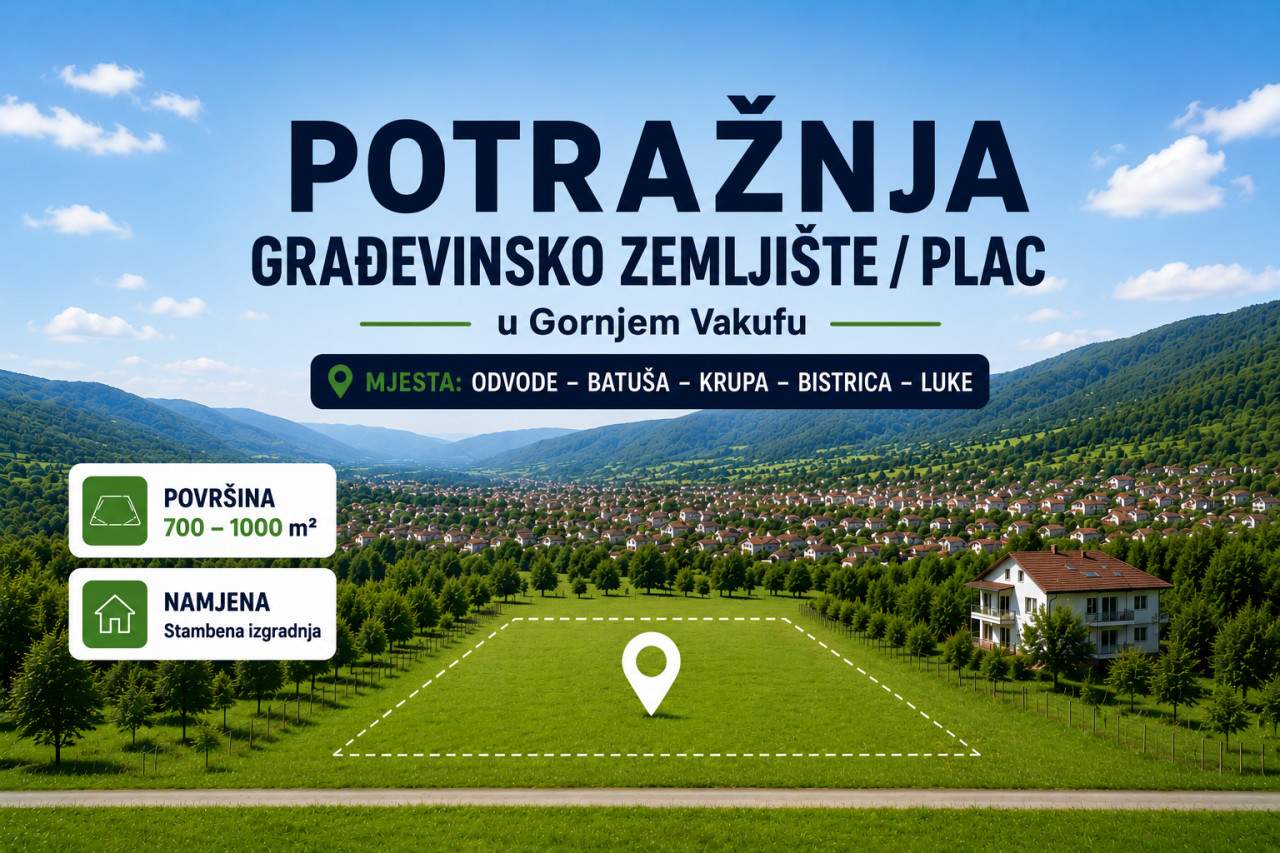 Trazem plac / građevinsko zemljište