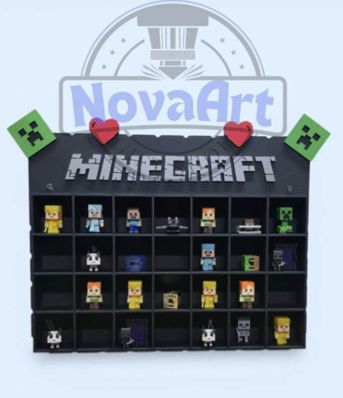 Minecraft Kinder Joy Polica za figurice
