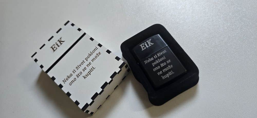 Zippo upaljac s gravurom