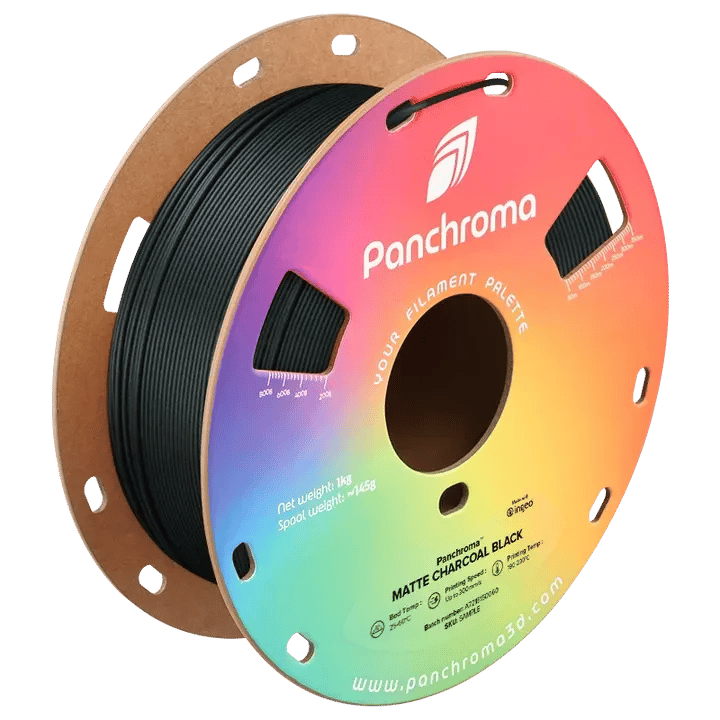 3D PLA Filament Polymaker Panchroma 1,75 mm 1 kg Charcoal Black