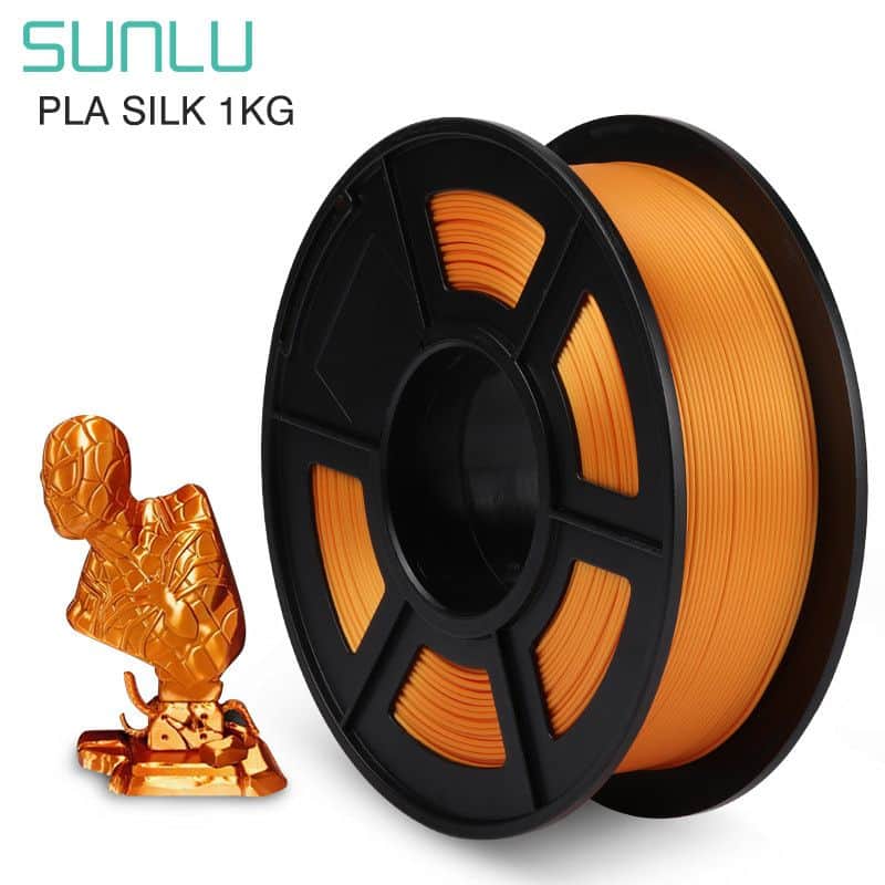 3D PLA+ Silk Filament SUNLU 1,75 mm 1 kg Brass