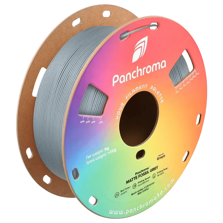 3D PLA Filament Polymaker Panchroma 1,75mm 1kg Fossil Grey