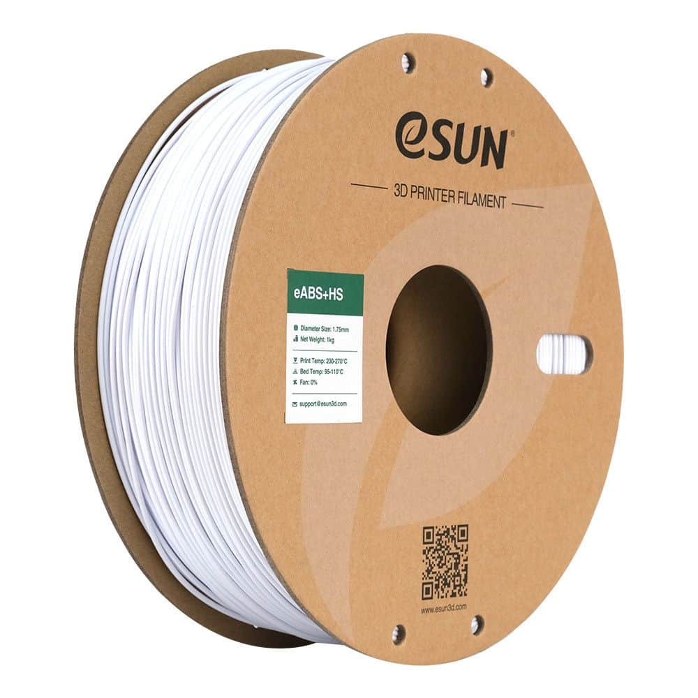 3D ABS+ HighSpeed Print Filament eSUN 1,75mm 1kg White