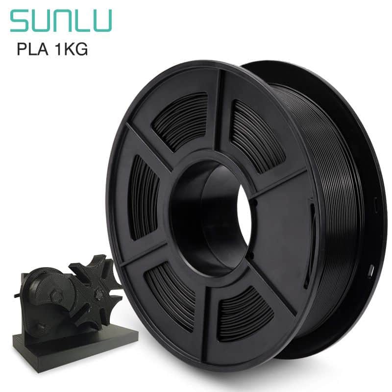 3D PLA Filament SUNLU 1,75 mm 1 kg Black