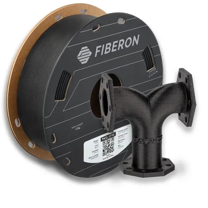 3D PA12-CF10 Filament Polymaker Fiberon 1,75mm 500g