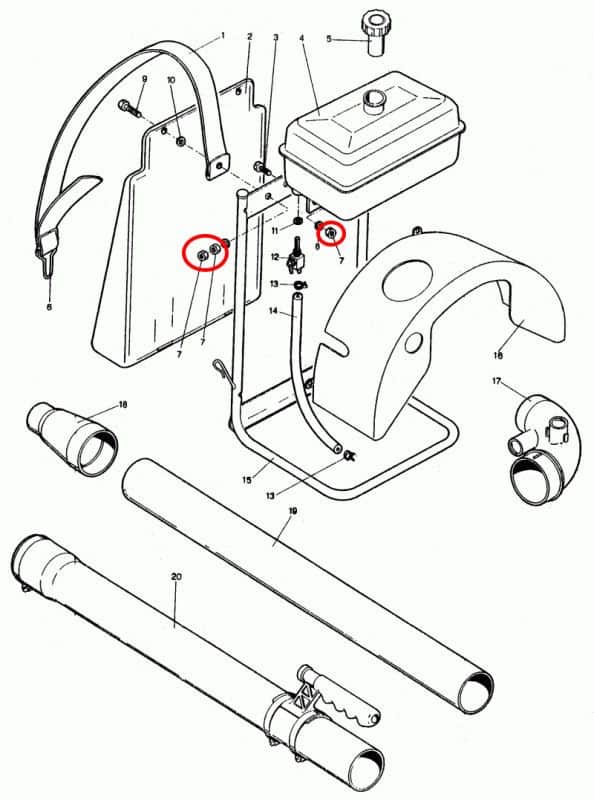 4500300 - Pocinčana matica BL1200,BL2200,L3EVO,M1200