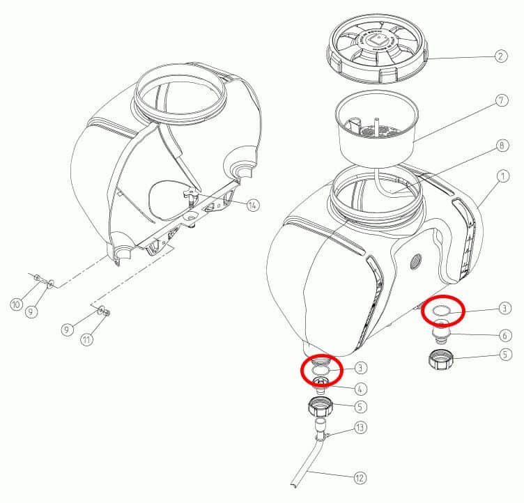 7302200 - Prsten gumeni L3EVO, M1200 Cifarelli