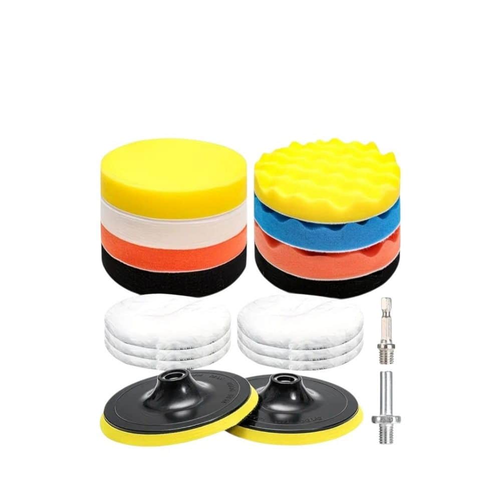 Set spuzvi za poliranje 150 mm 18 dijelova detailing ciscenje