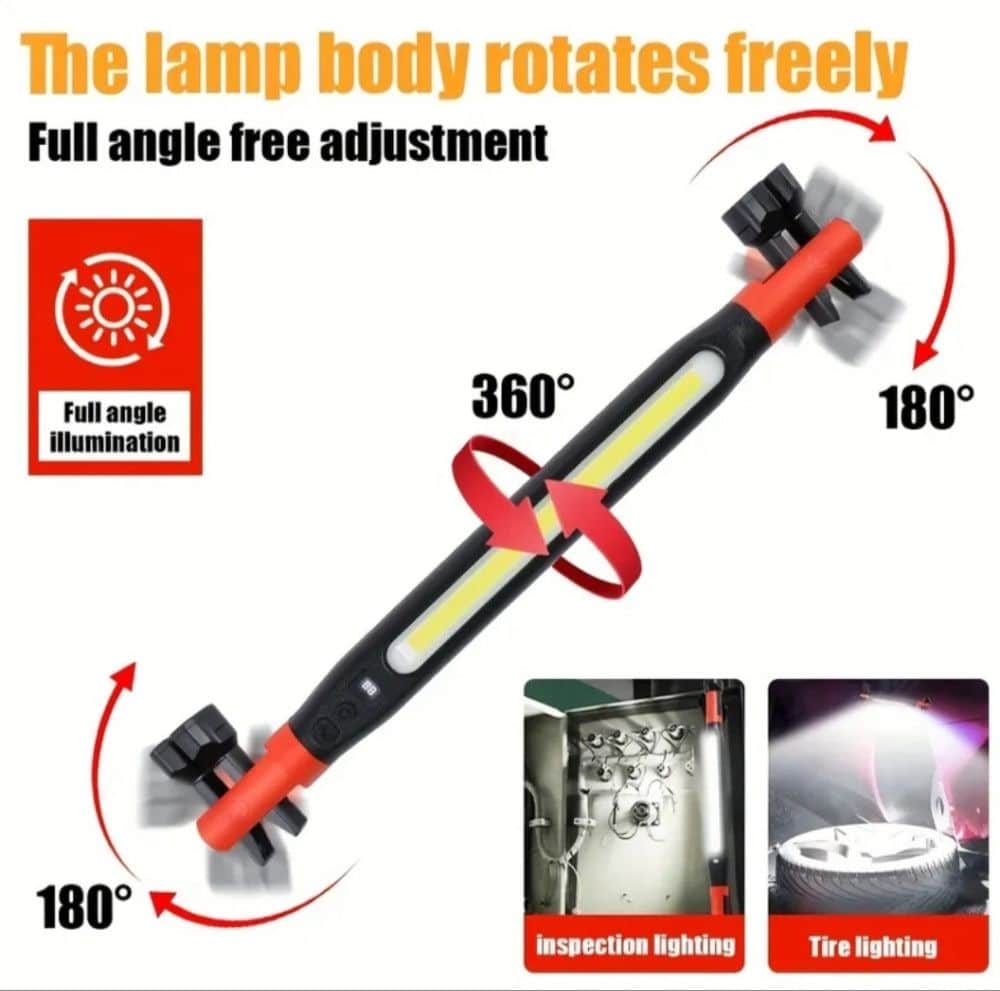 Radna LED lampa punjiva za automehanicare / svjetiljka / rasvjeta