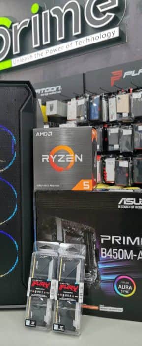GAMING PC RYZEN 5 5600X / RTX 3070 / 32GB DDR4 / NVMe 1TB