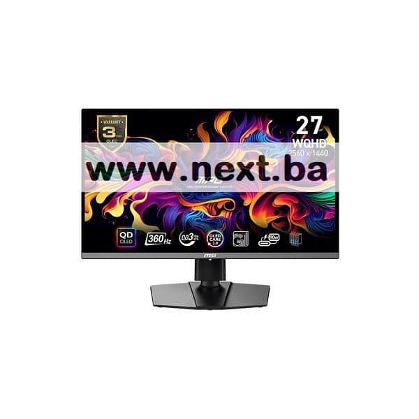 Monitor 27 MSI MPG 271QRX WQHD QD-OLED 360Hz, Gaming