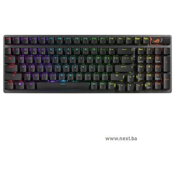 Gaming tipkovnica ASUS ROG Strix Scope II 96 Wireless, NX SNO