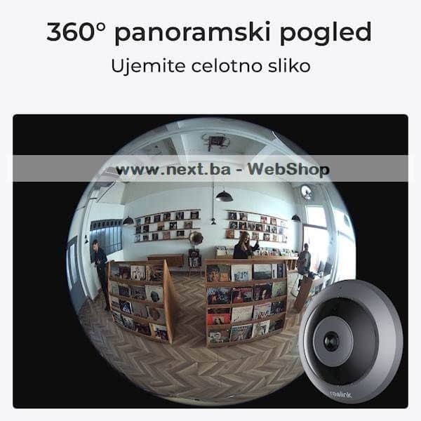 Ip Kamera Fisheye Reolink P520 6MP, 360, POE