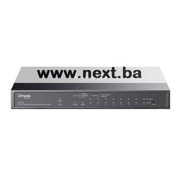 Switch TP-Link Omada ES210GP 10-Port Gb Easy Managed, 8 PoE+, 63W