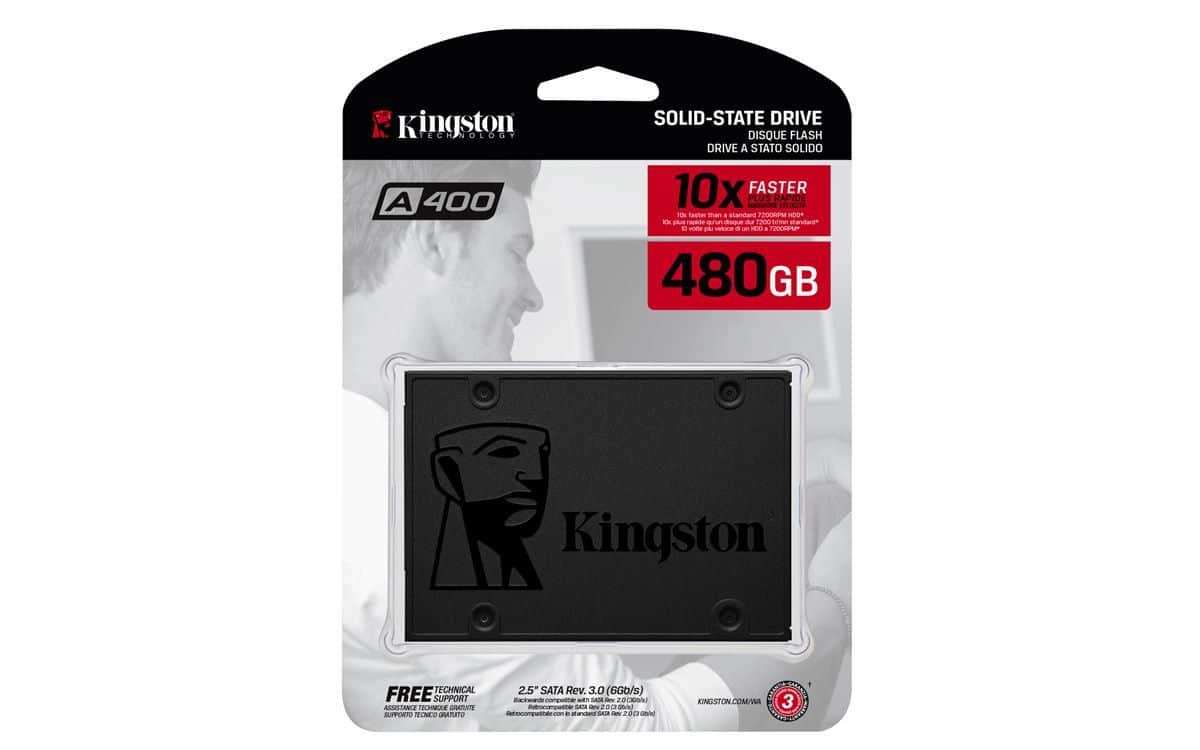 SSD Kingston 480GB A400 Series 2.5 SATA3