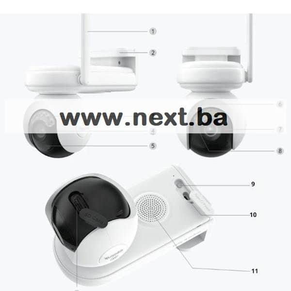 IP Kamera Reolink Altas serija B660 Noćni 4K ColorX, 360, WiFi 6