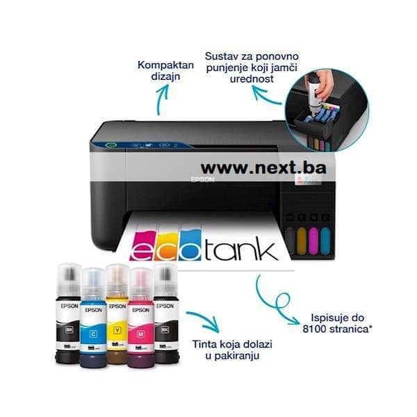 Printer Multifunkcijski Epson EcoTank L3231 USB bočice