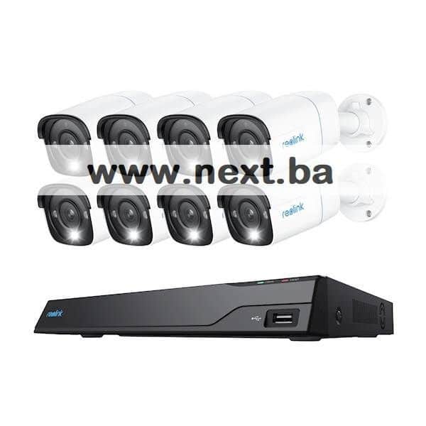 Snimač Reolink NVS16-12MB8 4K 12MP NVR 4TB HDD 8x kamera PoE