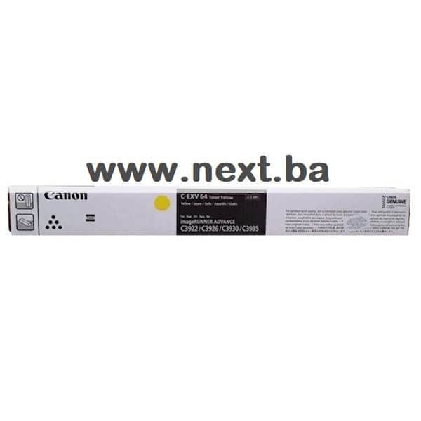 Toner CANON C-EXV 64 Yellow