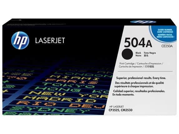 Toner HP CE250A no.504A Black za HP Color Laserjet CM3530/CP3525