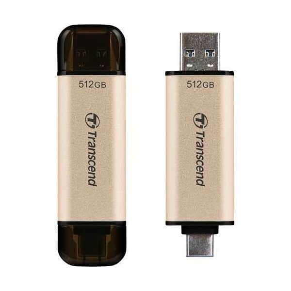 USB STICK Transcend 512GB JF930C USB-C i USB-A