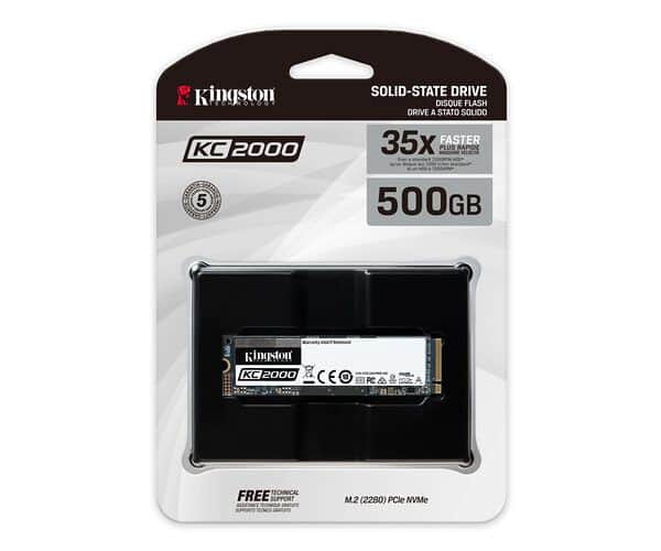 SSD Kingston 500GB KC2000 PCIe M.2 2280 NVMe