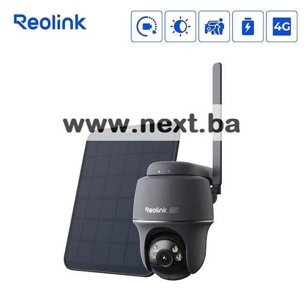 Reolink IP Kamera G440 Grey 4K Baterijska 4G LTE Solarni panel 6W