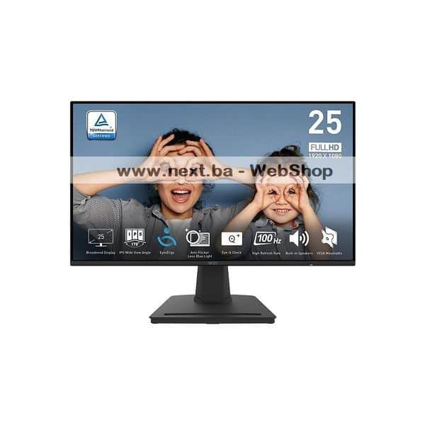 Monitor 25 MSI PRO MP252 FHD IPS 100Hz