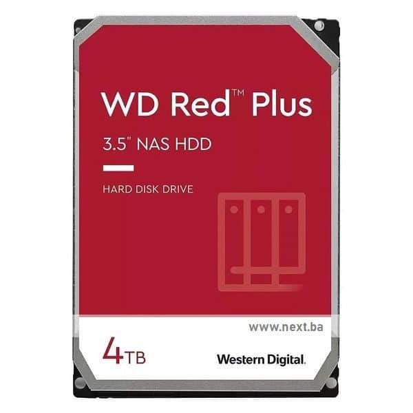 HDD Interni WD Red Plus NAS 4TB 3,5" SATA WD40EFPX