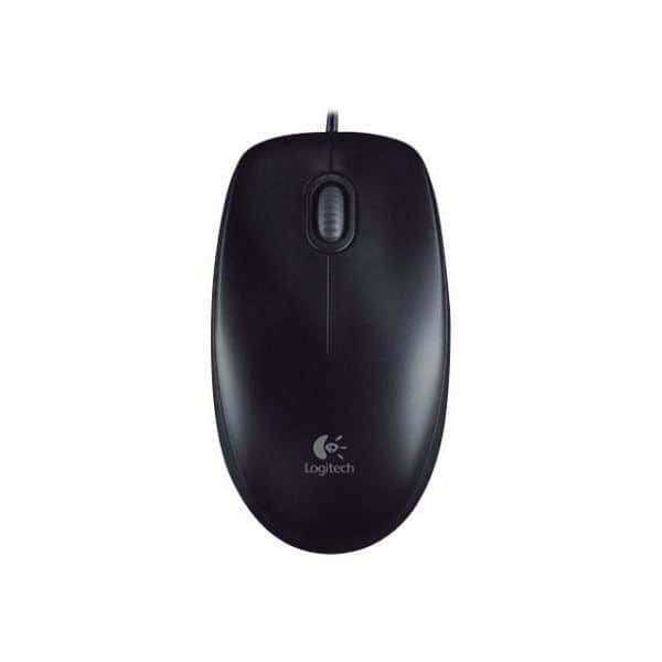 Miš žični Logitech B100 optical USB, crni