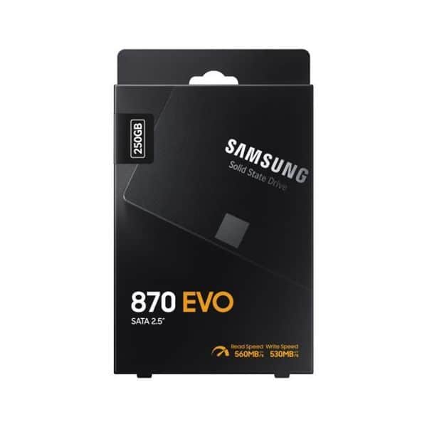 SSD 250GB Samsung 870 EVO 2.5 EU SATA MZ-77E250B/EU