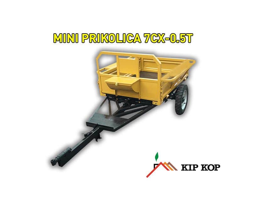 MINI PRIKOLICA 7XC-0,5T - PREDNARUDŽBA