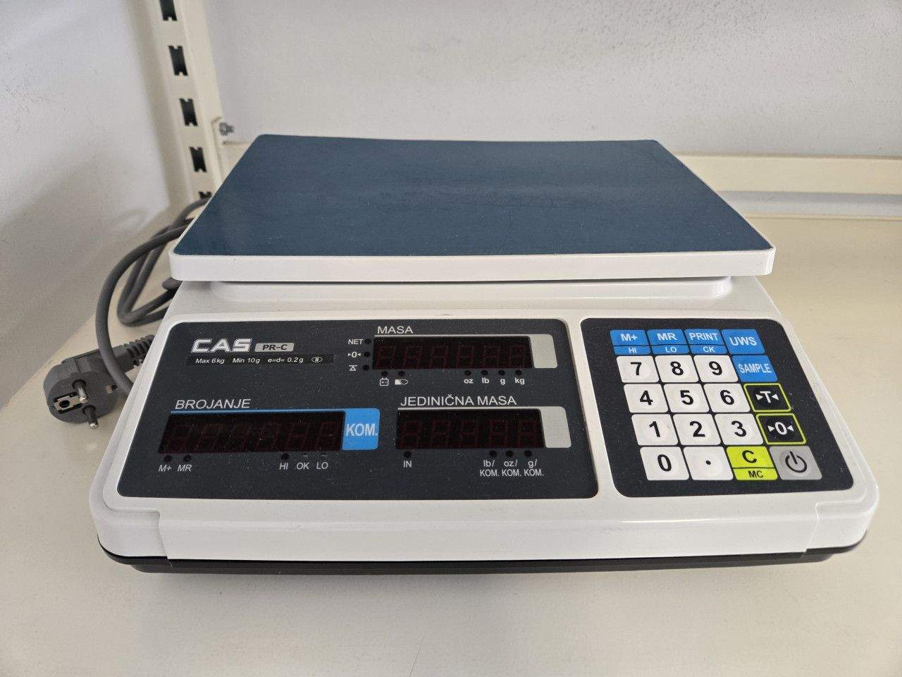 Digitalna vaga - brojačica CAS 6 kg (0.2 g) PR-C