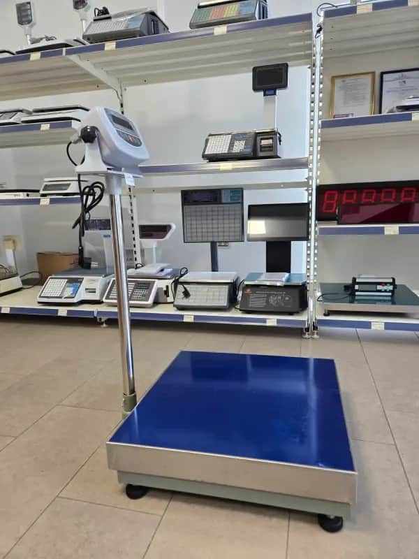 Platformska (robna) vaga 600x600 digitalna - 150kg - baždarena
