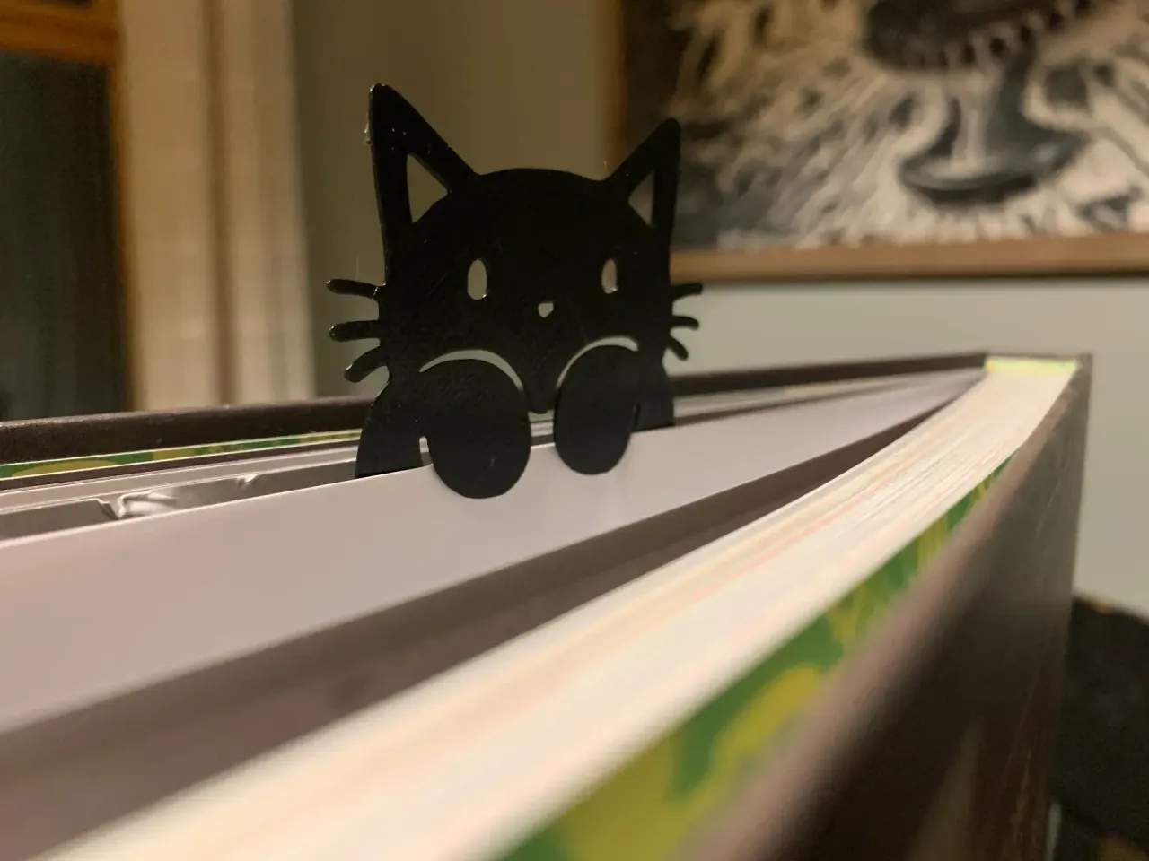 Simpatica Bookmark u Obliku Macke