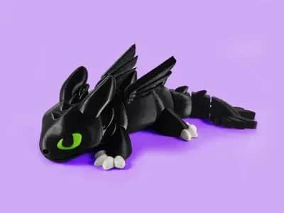 Privjesci za Kljuceve / Articulated Dragon Toothless Night Fury
