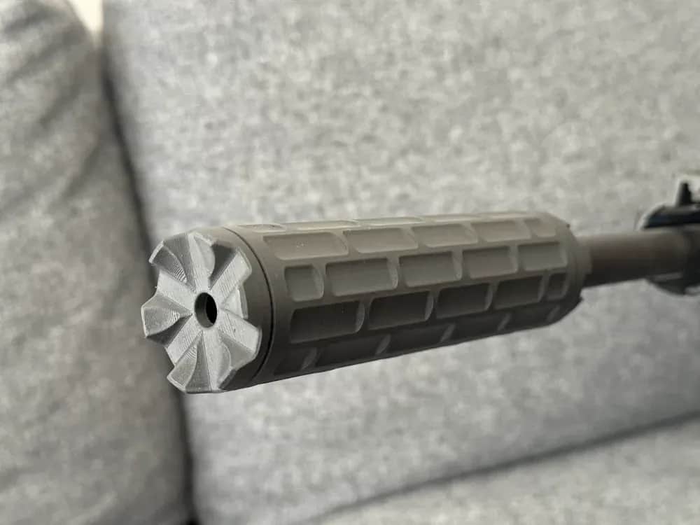 Taktički Airsoft Prigušivač za M4/AR-15 - 14mm Navoj CCW