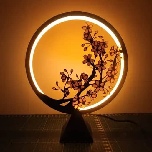 LED Lampa u Obliku Cvijeta Trešnje