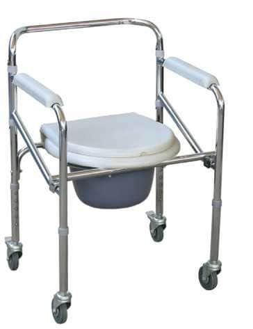Toaletna stolica STANDARD (aluminijska/sa kotačićima)
