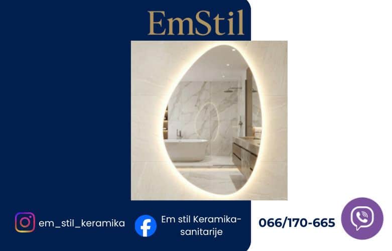 Ogledalo LED 70x90 MIRNA Safir HE
