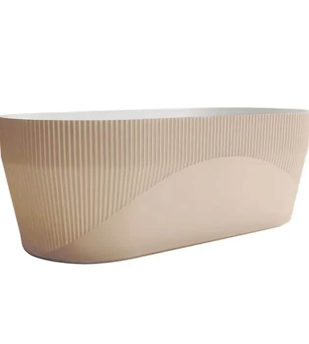 Samostojeća Kada 1700x800x580 mm COPEN GINGER - Bež bijela/mat I
