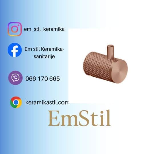 Držac bade mantila COPEN DIAMOND rose gold C-03-351RG I