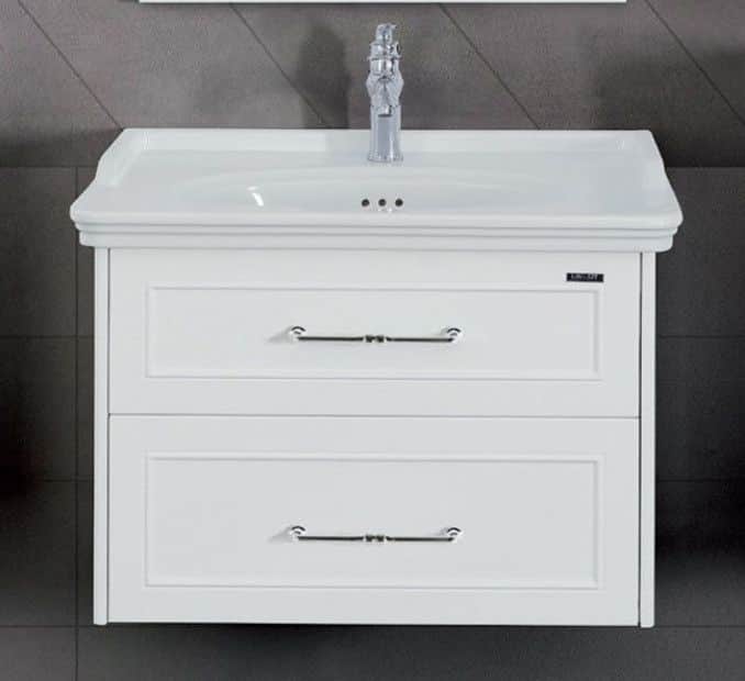Ormaric sa Umivaonikom LineArt FRAME 80cm-White I
