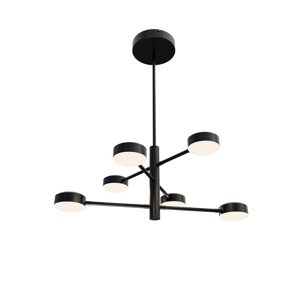Luster LED BRY-ARCANA-PD-48W-6H-crni 3000K-Braytron