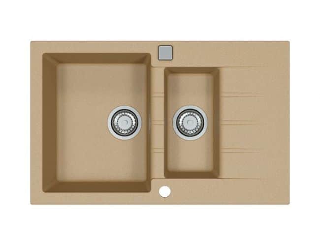 Sudoper 790x500 Cadit 70 G55-beige A