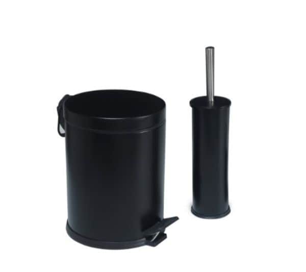 Kanta 5l+wc četka crna AquaLux