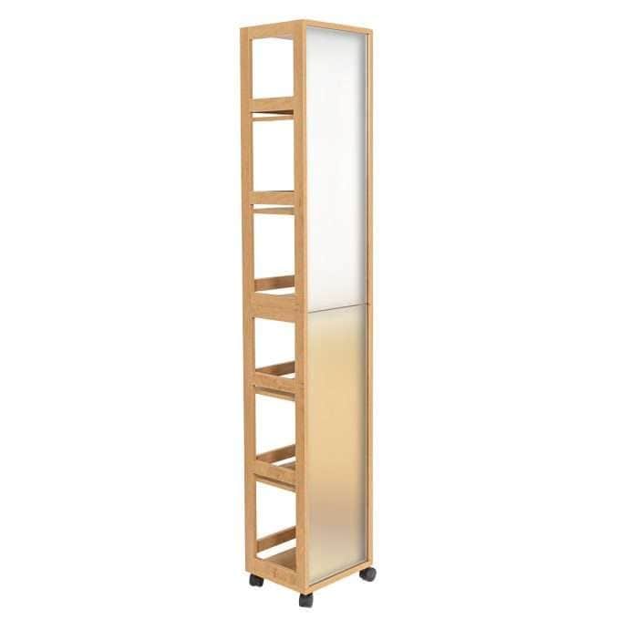 Ogledalo na točkićima sa prostorom za odlaganje mdf Tendance MG