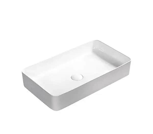 Umivaonik Lavabo bijeli ART 615x350x110mm Eckle