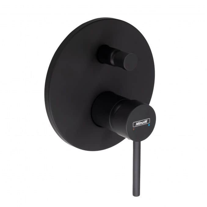 Baterija ugradna MINOTTI TUBO DARK ELEGANCE SA PREBACIVACEM I