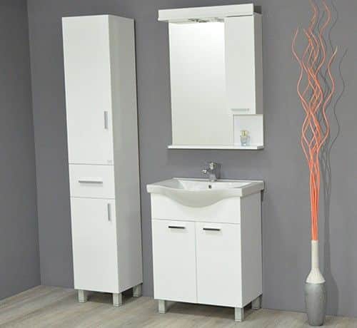 Kupatilski ormarić+ogledalo 65cm ECO TMP